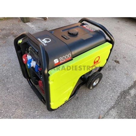 S8000 AVR Pramac trojfázová elektrocentrála, motor Honda GX 390, AVR