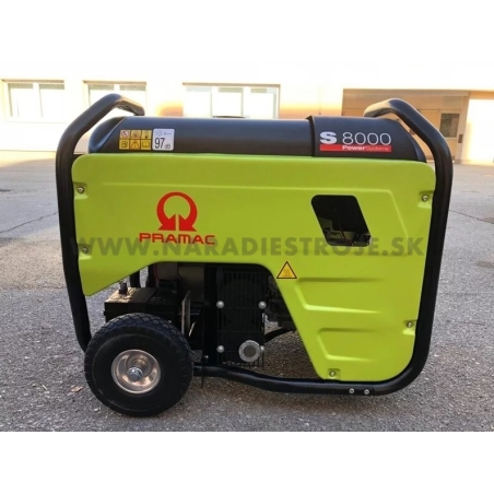 S8000 AVR Pramac trojfázová elektrocentrála, motor Honda GX 390, AVR