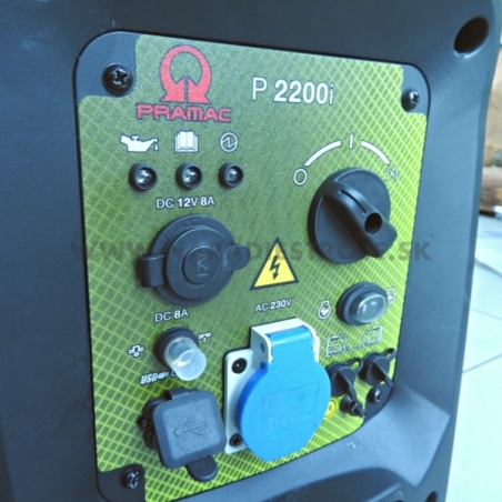 P2200i Pramac jednofázová odhlučnená elektrocentrála - invertor