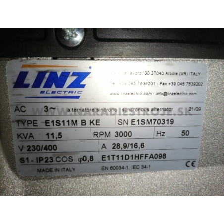 GRIZZLI 12000 VE - ATS AVR Medved trojfázová elektrocentrála - záložný generátor s motorom VANGUARD