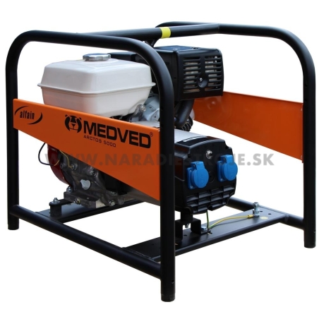 Arctos 5000 HE/34 PDM1 Medved záložná jednofázová elektrocentrála pre ostrovné systémy