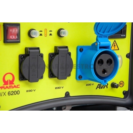 WX 6200 Pramac jednofázová elektrocentrála s AVR