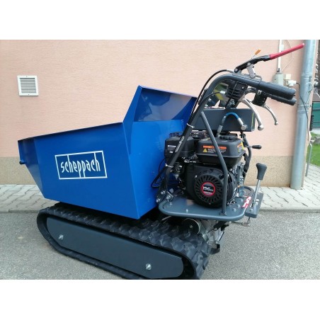 DP 5000 Scheppach motorový pásový prepravník 500 kg s hydraulickou korbou