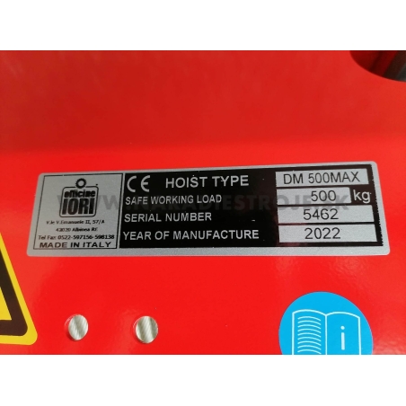 DM 500 MAX IORI elektrický stavebný vrátok