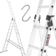 3x10 Higher univerzálny výsuvný hliníkový rebrík