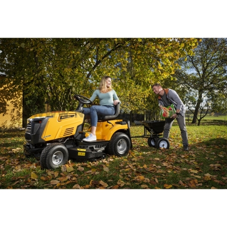 RLT 102 HRD TWIN Riwall Pro trávny traktor so zadným vyhadzovaním a hydrostatickou prevodovkou
