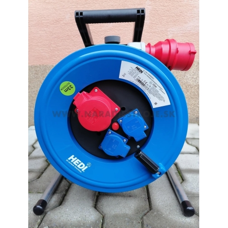 Professional Plus 320 HEDI 33 m predlžovací kábel na bubne 380 V, IP 44