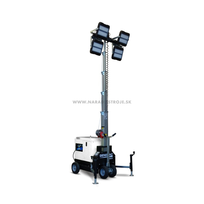 MT2 H Generac svetelná veža s motorom Honda GX 270, reflektory 4x 240 W LED