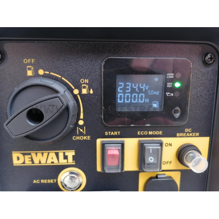 DXGNi42E Dewalt jednofázová odhlučnená elektrocentrála - invertor s elektrickým štartovaním