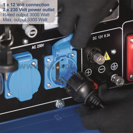 SG 5200 D Scheppach trojfázová dieselová elektrocentrála s AVR, elektroštart