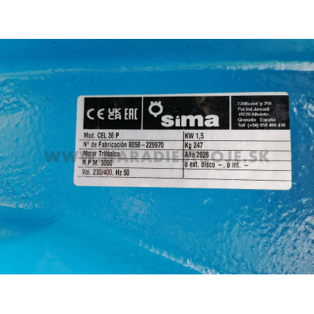 CEL 36 P Sima rezačka stavebnej ocele, roxorov