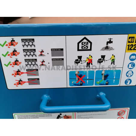 Triton Sima drvič stavebného odpadu, sutiny