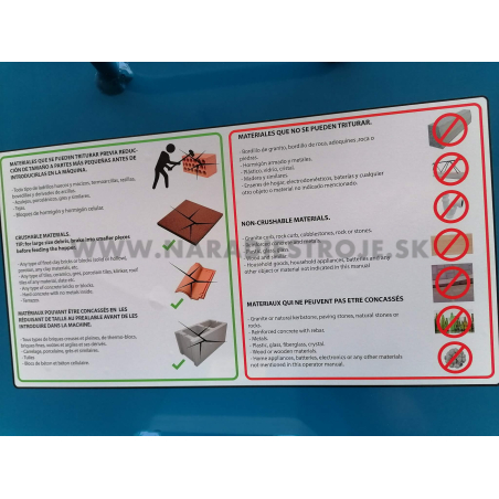 Triton Sima drvič stavebného odpadu, sutiny