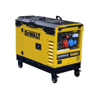 DXGND803E Dewalt trojfázová dieselová elektrocentrála s AVR, elektroštart