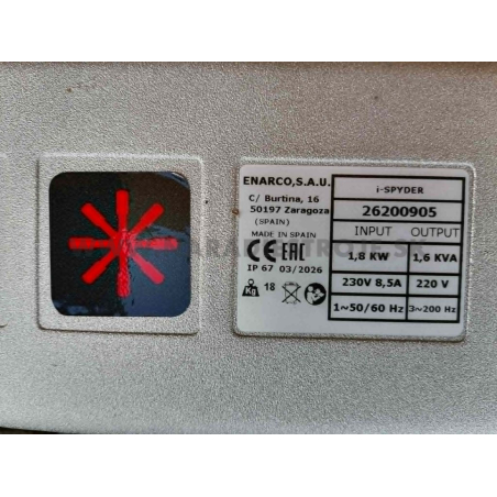 iSPYDER 230V 50 Enar vysokofrekvenčný profesionálny ponorný vibrátor na betón.