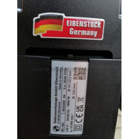 EBS 1802 Eibenstock brúska na betón s diamantovým brúsnym tanierom v kufri