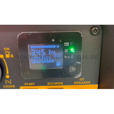DXGNi35E Dewalt jednofázová odhlučnená elektrocentrála - invertor s elektrickým štartovaním