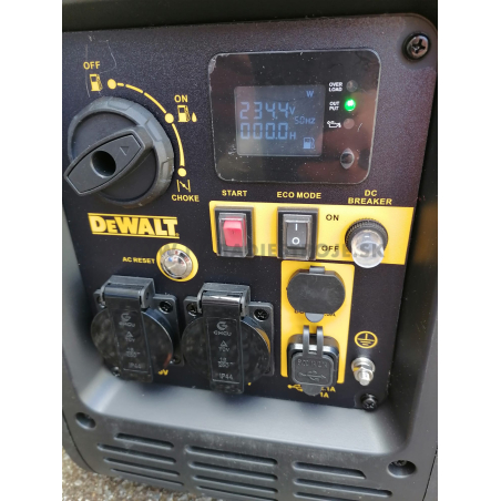 DXGNi35E Dewalt jednofázová odhlučnená elektrocentrála - invertor s elektrickým štartovaním