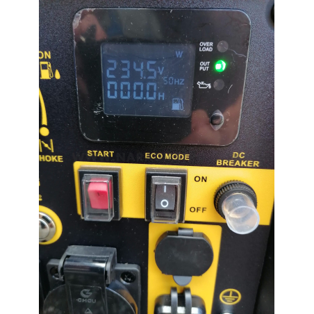 DXGNi35E Dewalt jednofázová odhlučnená elektrocentrála - invertor s elektrickým štartovaním