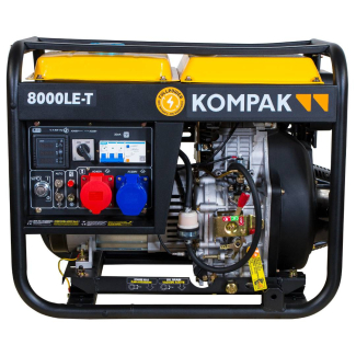 K8000LE-T Kompak trojfázová dieselová elektrocentrála s AVR, elektroštart
