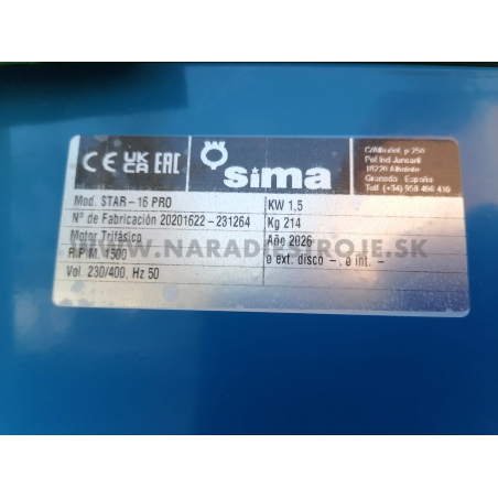 STAR 16 Pro Sima ohýbačka stavebnej ocele - strmeňov