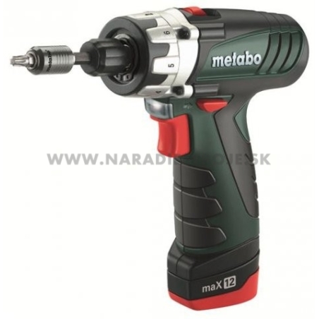 PowerMaxx 12 Basic Metabo 10,8-Voltová Aku-vŕtačka so skrutkovačom