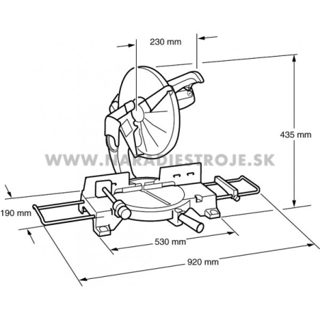 LS1440 Makita kápovacia a pokosová píla