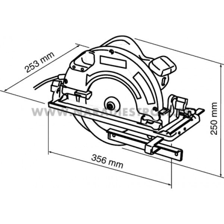 5705R Makita ručná kotúčová píla