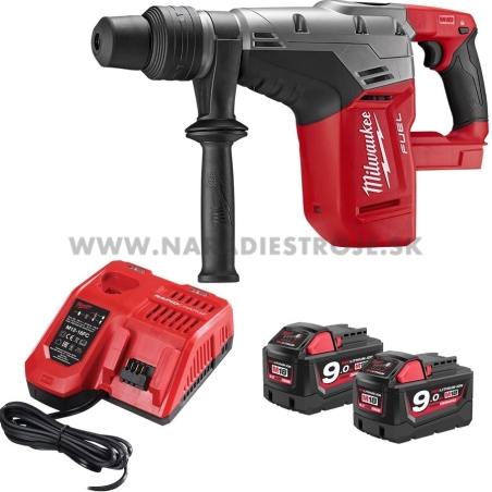 M18 CHM-902C Milwaukee FUEL kombinované kladivo SDS-MAX / 6,1 J (9,0 Ah)