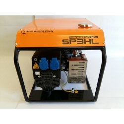 SP3HL Generga jednofázová elektrocentrála s motorom Honda GX 200, nádrž 16L