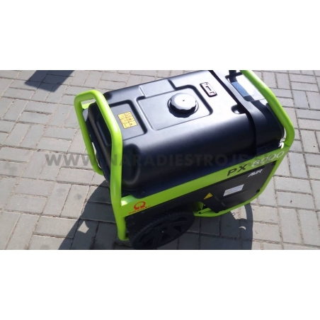 PX8000 Pramac jednofázová elektrocentrála s AVR a elektrickým štartom