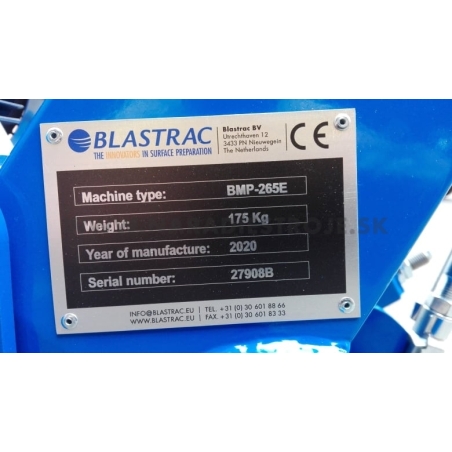 BMP-265E Blastrac profesionálna fréza na betón s elektromotorom, záber 265mm